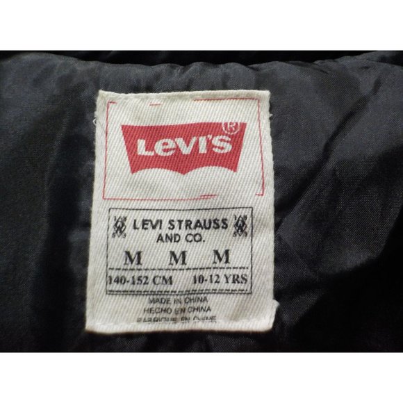 NWT Levi's Quilted Vest Snap Front Embroidered Youth Boys 10-12 Yr - Picture 7 of 7